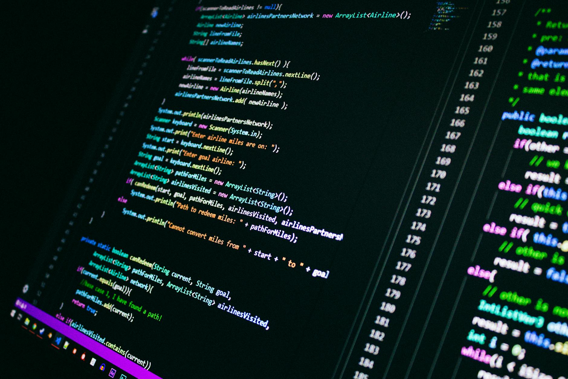 Kolorowy kod w Pythonie na ekranie monitora